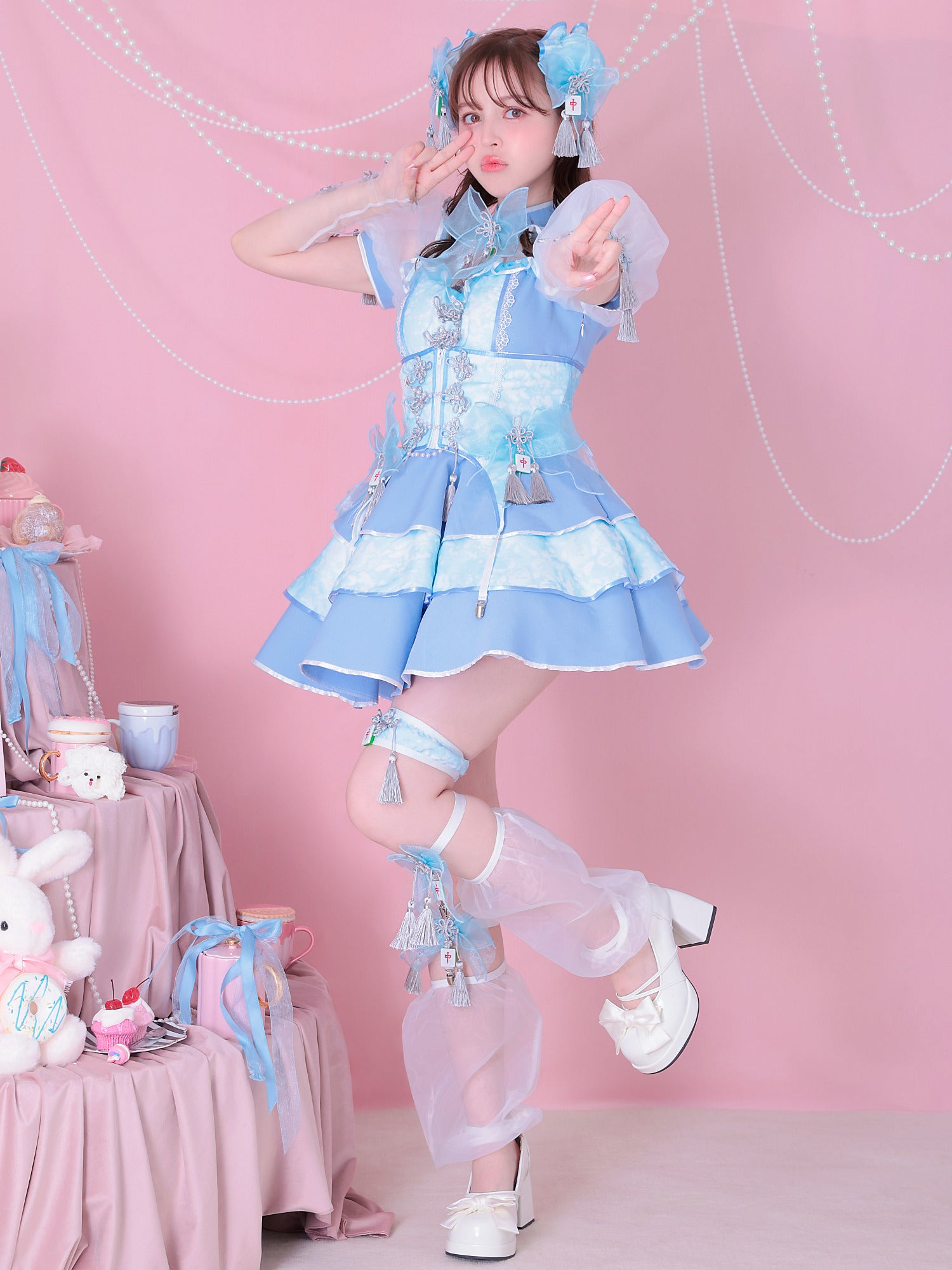 10点セット】Malymoon マリームーン キャンディシェル麻雀チャイナ
