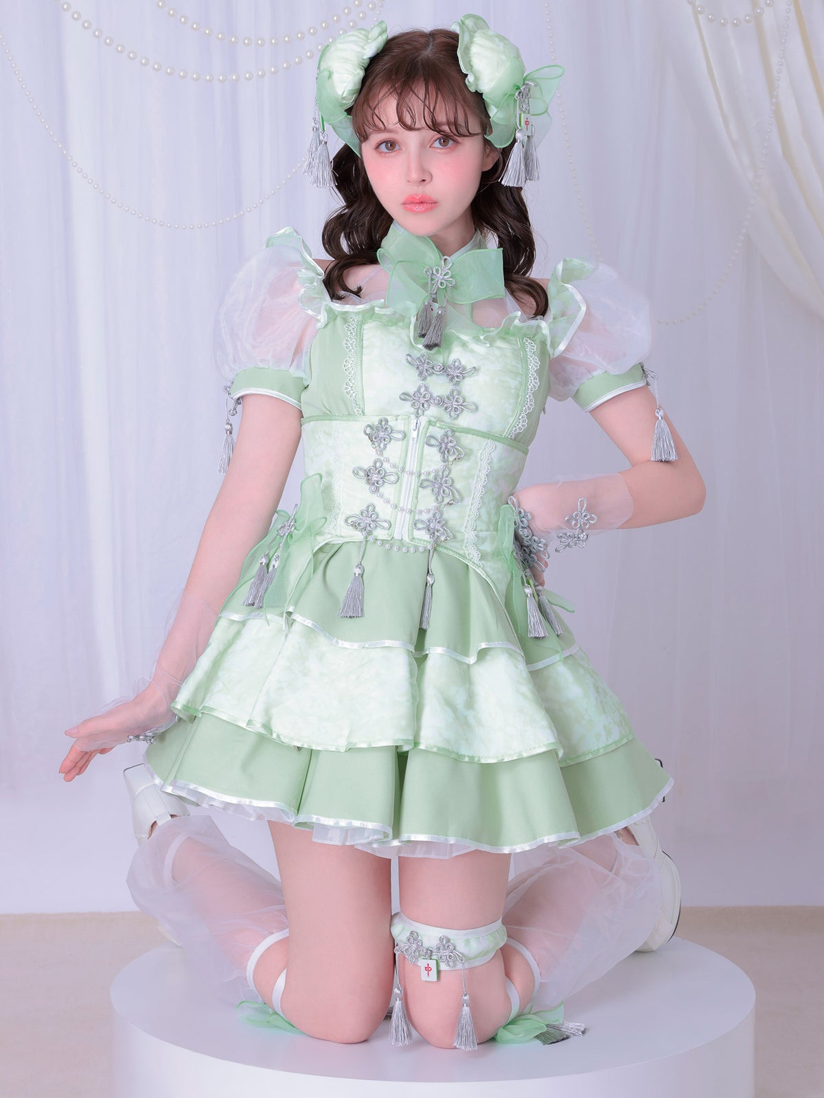 【10点セット】Malymoon マリームーン キャンディシェル麻雀チャイナ mlcs25190