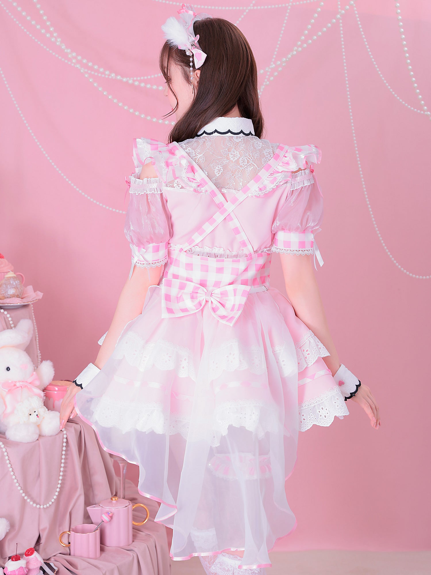 【12点セット】Malymoon マリームーン ラブポップギンガムキティメイド mlcs25224