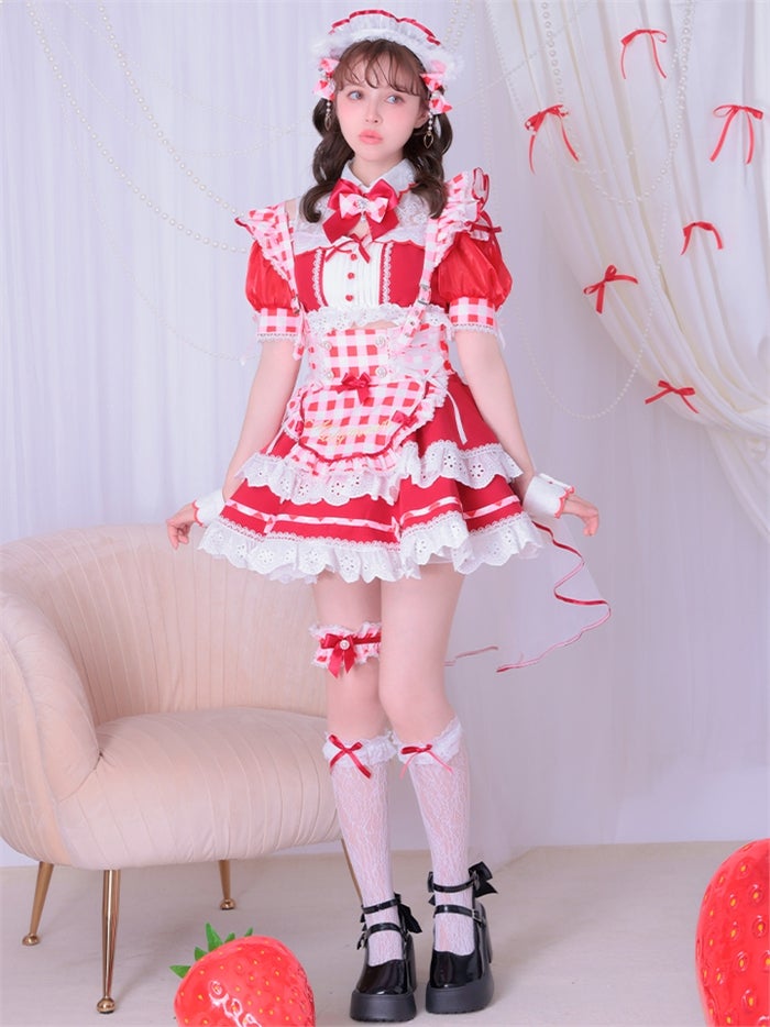 【12点セット】Malymoon マリームーン ラブポップギンガムキティメイド mlcs25224