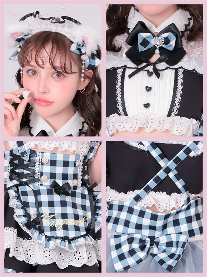 【12点セット】Malymoon マリームーン ラブポップギンガムキティメイド mlcs25224