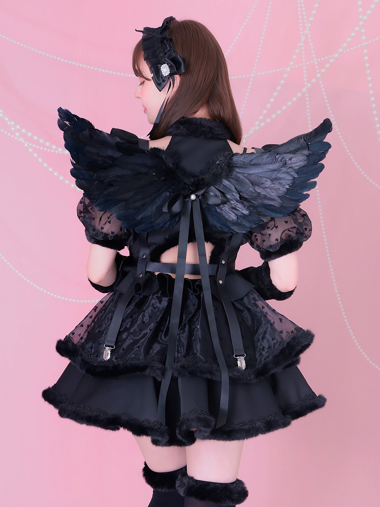 【8点セット】Malymoon マリームーン ホイップリボンドレス mlcs25002