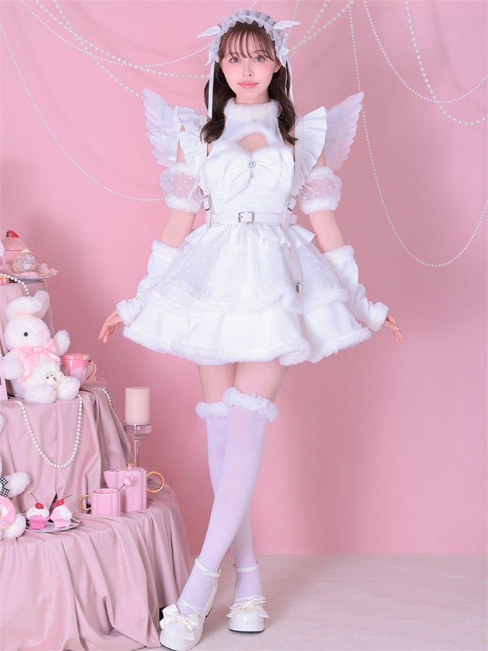 【8点セット】Malymoon マリームーン ホイップリボンドレス mlcs25002