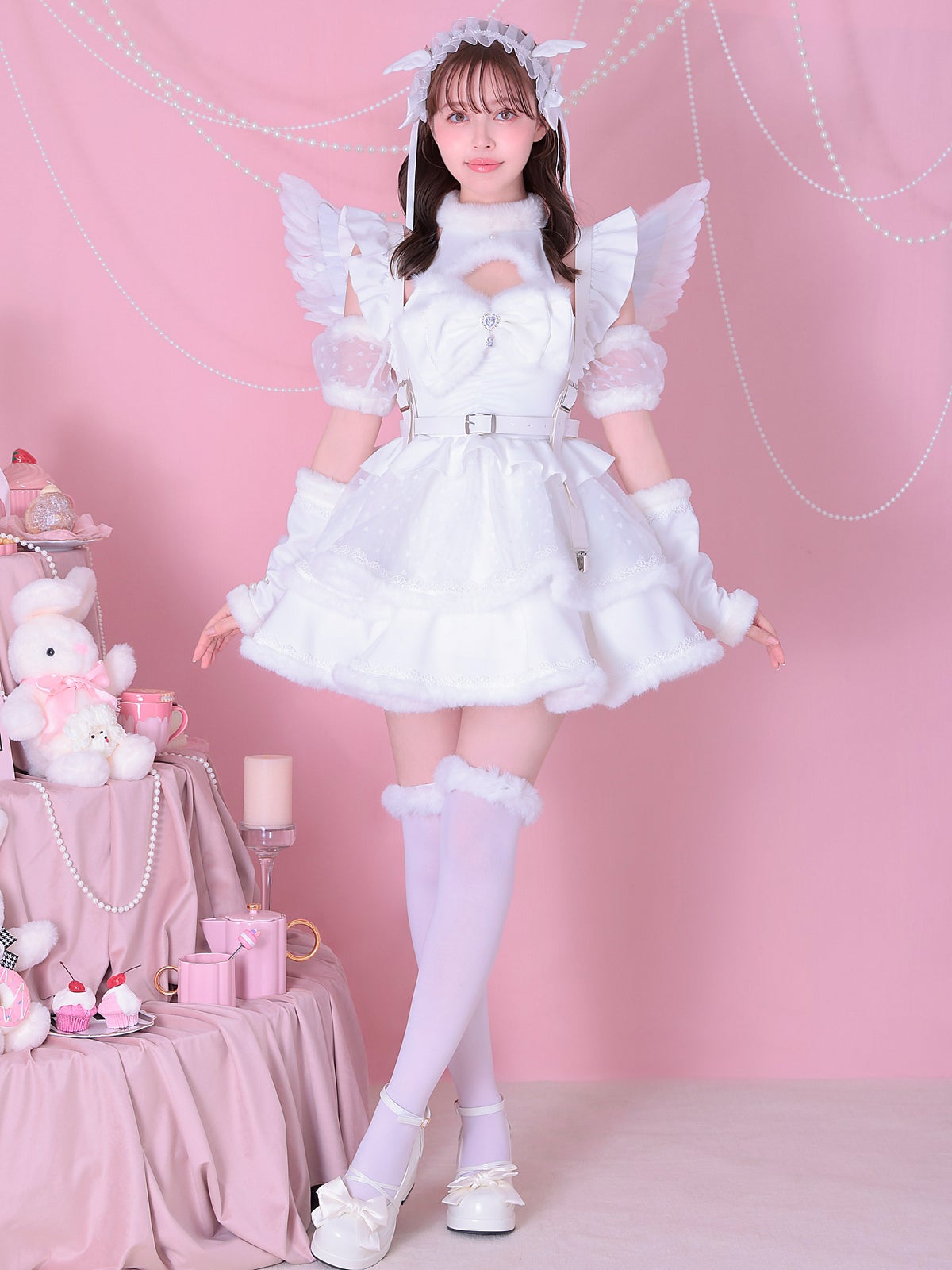 【8点セット】Malymoon マリームーン ホイップリボンドレス mlcs25002