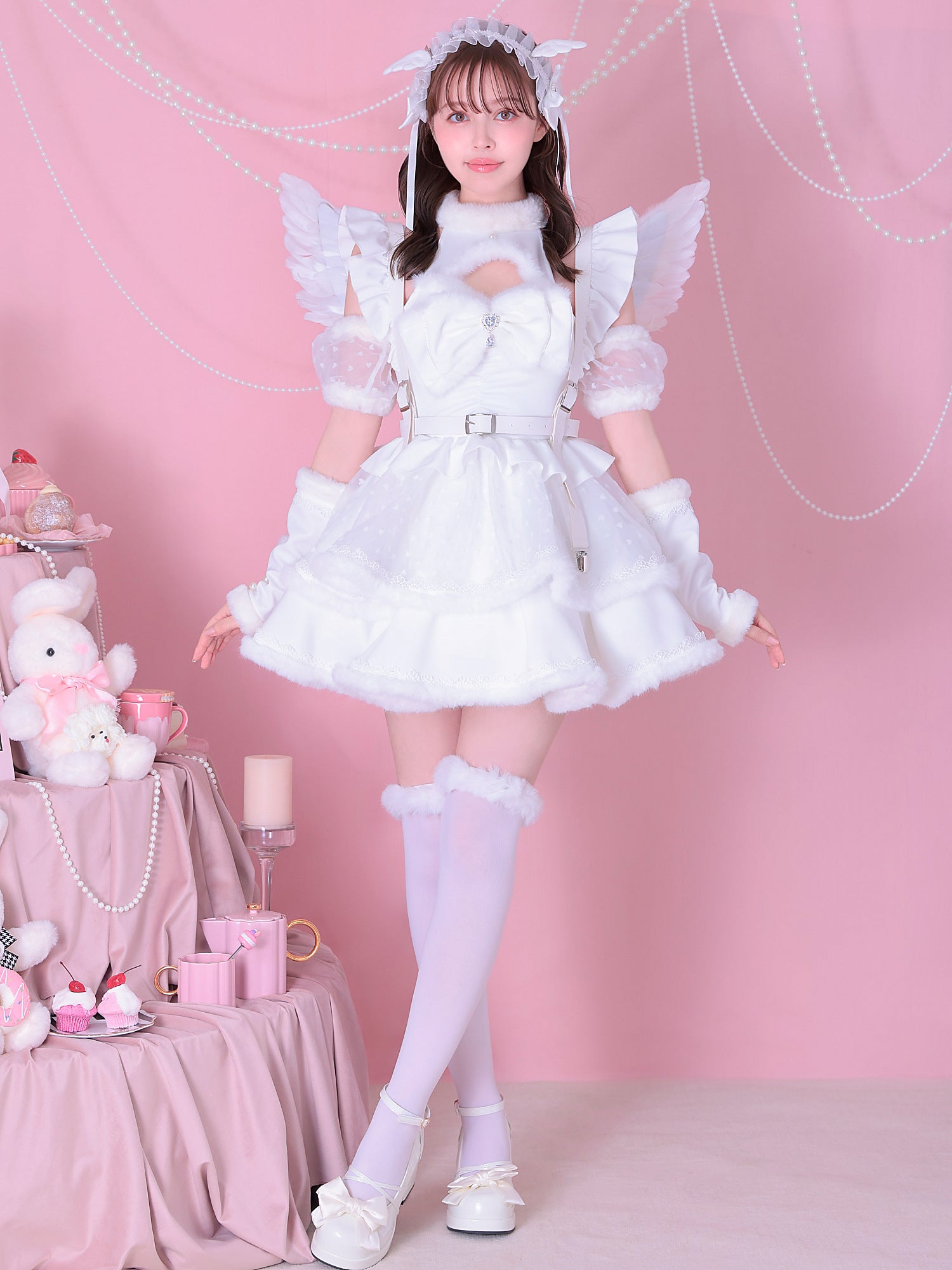 【8点セット】Malymoon マリームーン ホイップリボンドレス mlcs25002
