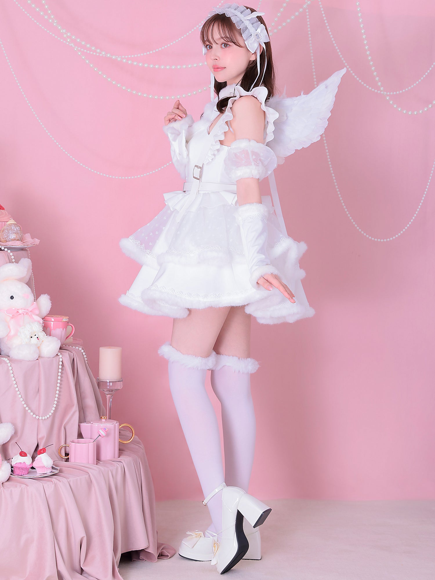 【8点セット】Malymoon マリームーン ホイップリボンドレス mlcs25002