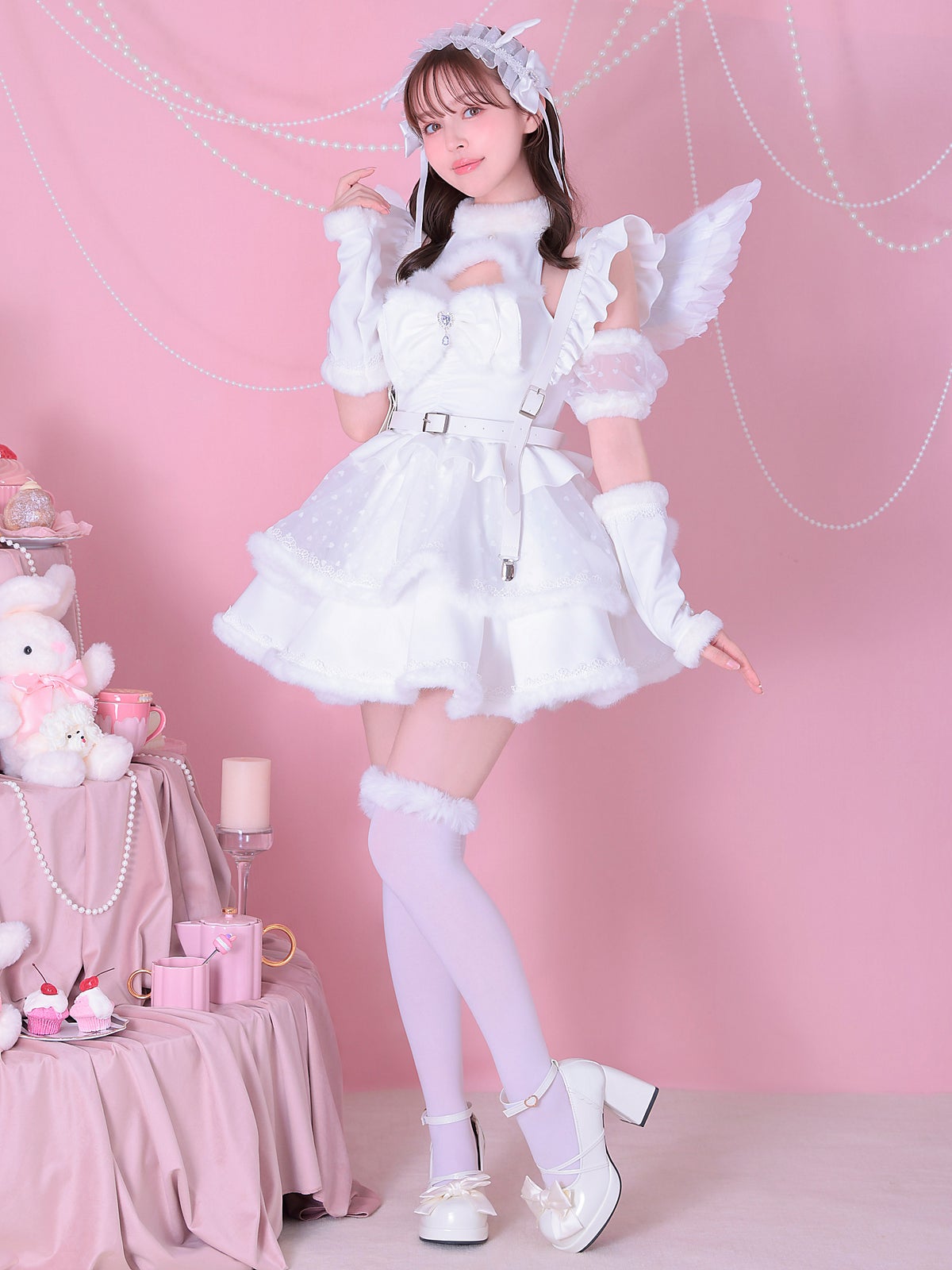 【8点セット】Malymoon マリームーン ホイップリボンドレス mlcs25002