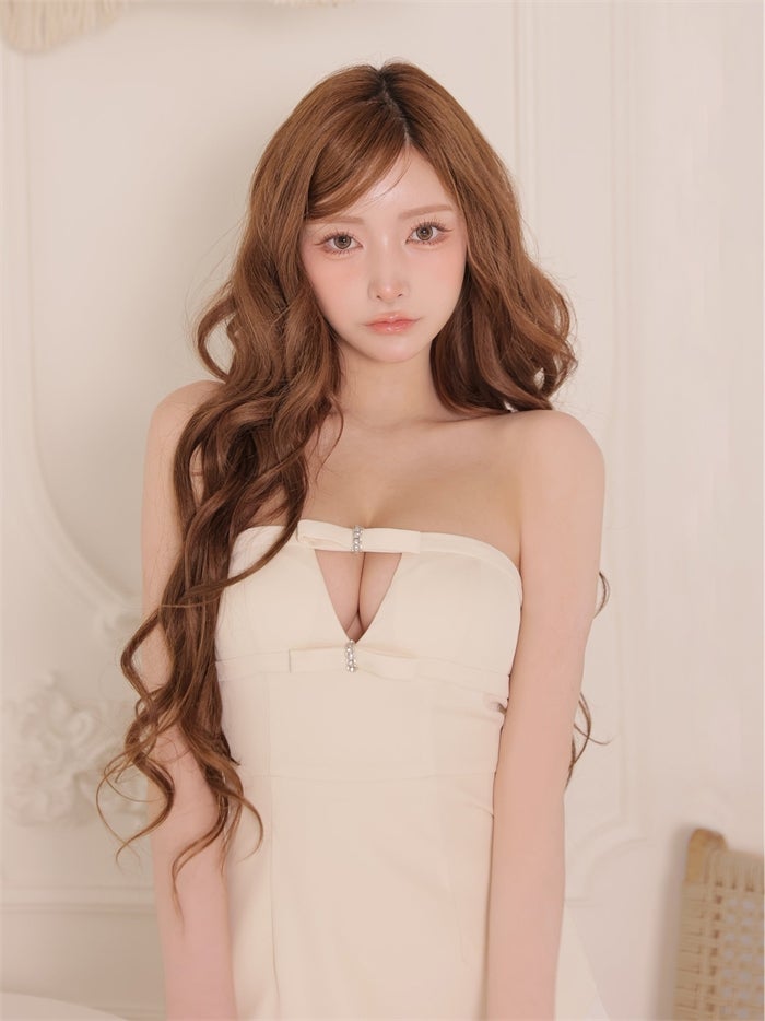ROBE de FLEURS anier.ROBE ローブドフルール アニエルローブ 【XSサイズあり】 Twin Bow Layered Mini Dress（anier4090） fm-anier4090-c