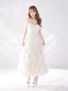 ROBE de FLEURS ローブドフルール 【XS～Lサイズあり】 ショルダーリボンバルーンフリルロングキャバドレス fm4687