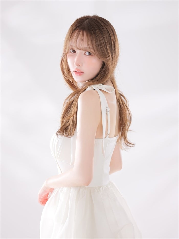 ROBE de FLEURS ローブドフルール 【XS～Lサイズあり】 ショルダーリボンバルーンフリルロングキャバドレス fm4687