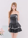 ROBE de FLEURS anier.ROBE ローブドフルール アニエルローブ Sweet Edge Stripe Dress fm-anier4091