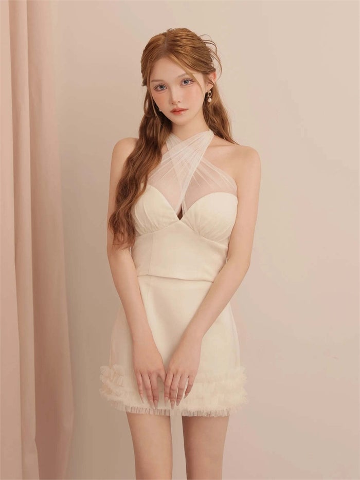 ROBE de FLEURS ローブドフルール 【XSサイズあり】レザーミニリボン