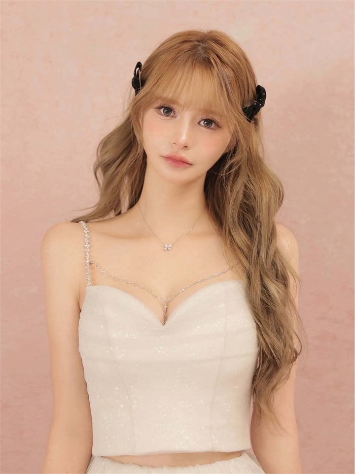 ROBE de FLEURS ローブドフルール ビジューラメチュールフレアセットアップミニキャバドレス fm4939-c