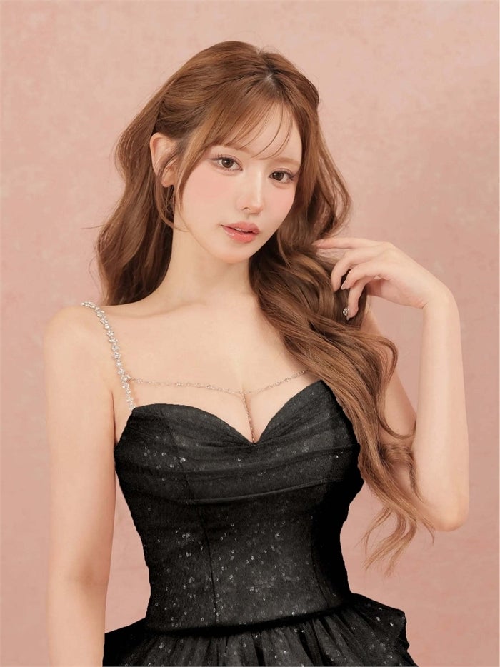 ROBE de FLEURS ローブドフルール ビジューラメチュールフレアセットアップミニキャバドレス fm4939