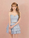 ROBE de FLEURS ローブドフルール ビジューラメチュールフレアセットアップミニキャバドレス fm4939