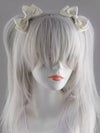 リボンヘアピン 髪飾り コスプレ小物  ホワイト ブラック ピンク ラベンダー レッド vcsit-26045-ja