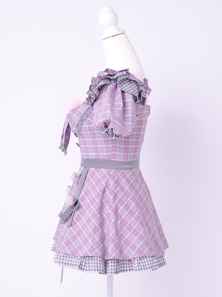 【3点セット】vanityME. × MIYANISHIYAMA おすましネコちゃんドレス ピンク vcsct-260152-1-ac