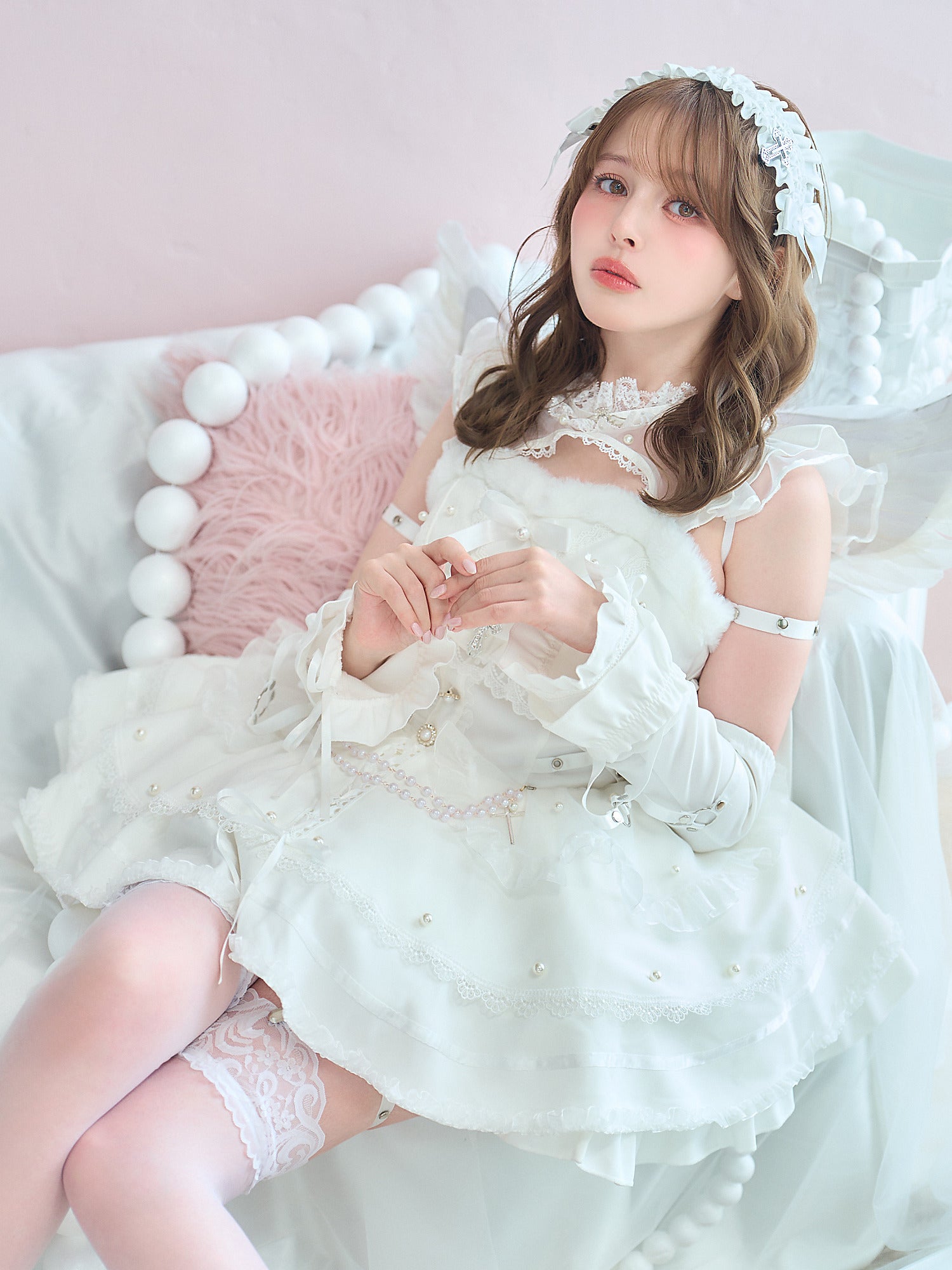 【10点セット】Malymoon マリームーン デュアルフェザーエンジェル ホワイト mlcs26036-1