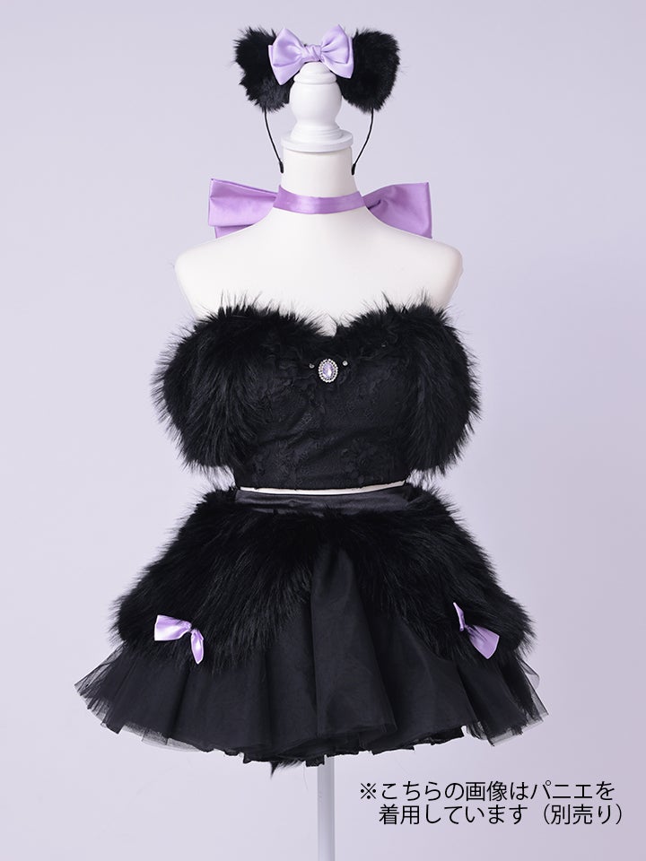 【7点セット】Lady Marie Lady Marie レディマリー ファーリボンキャット ブラック vcsct-260155-na