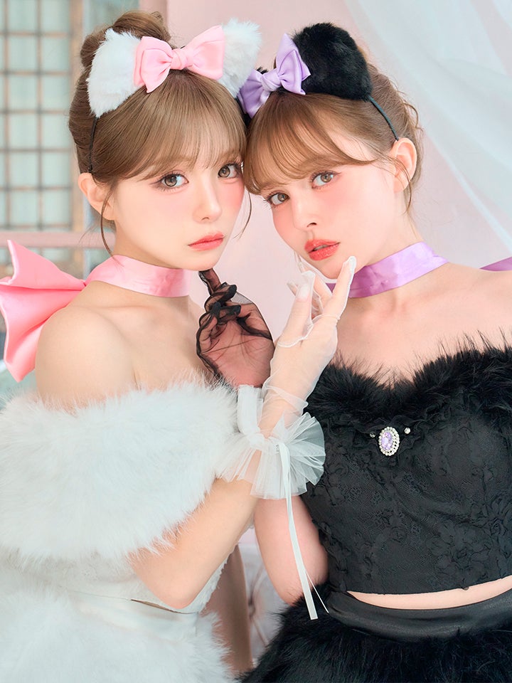 【7点セット】Lady Marie Lady Marie レディマリー ファーリボンキャット ホワイト vcsct-260155-1-na