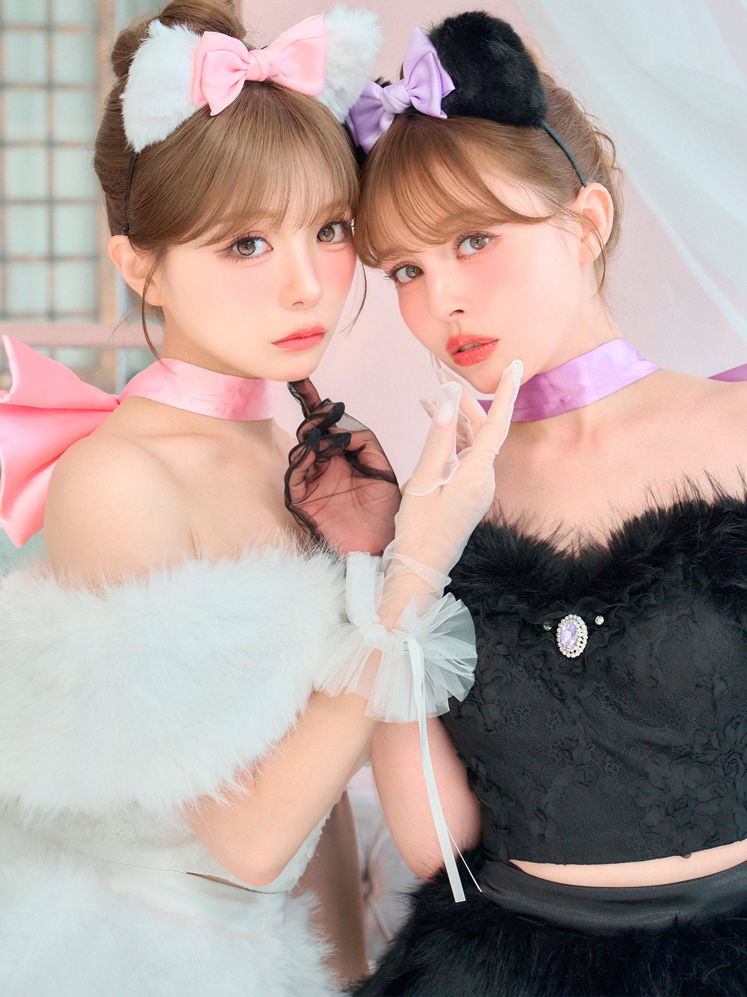 【7点セット】Lady Marie Lady Marie レディマリー ファーリボンキャット ホワイト vcsct-260155-1-na