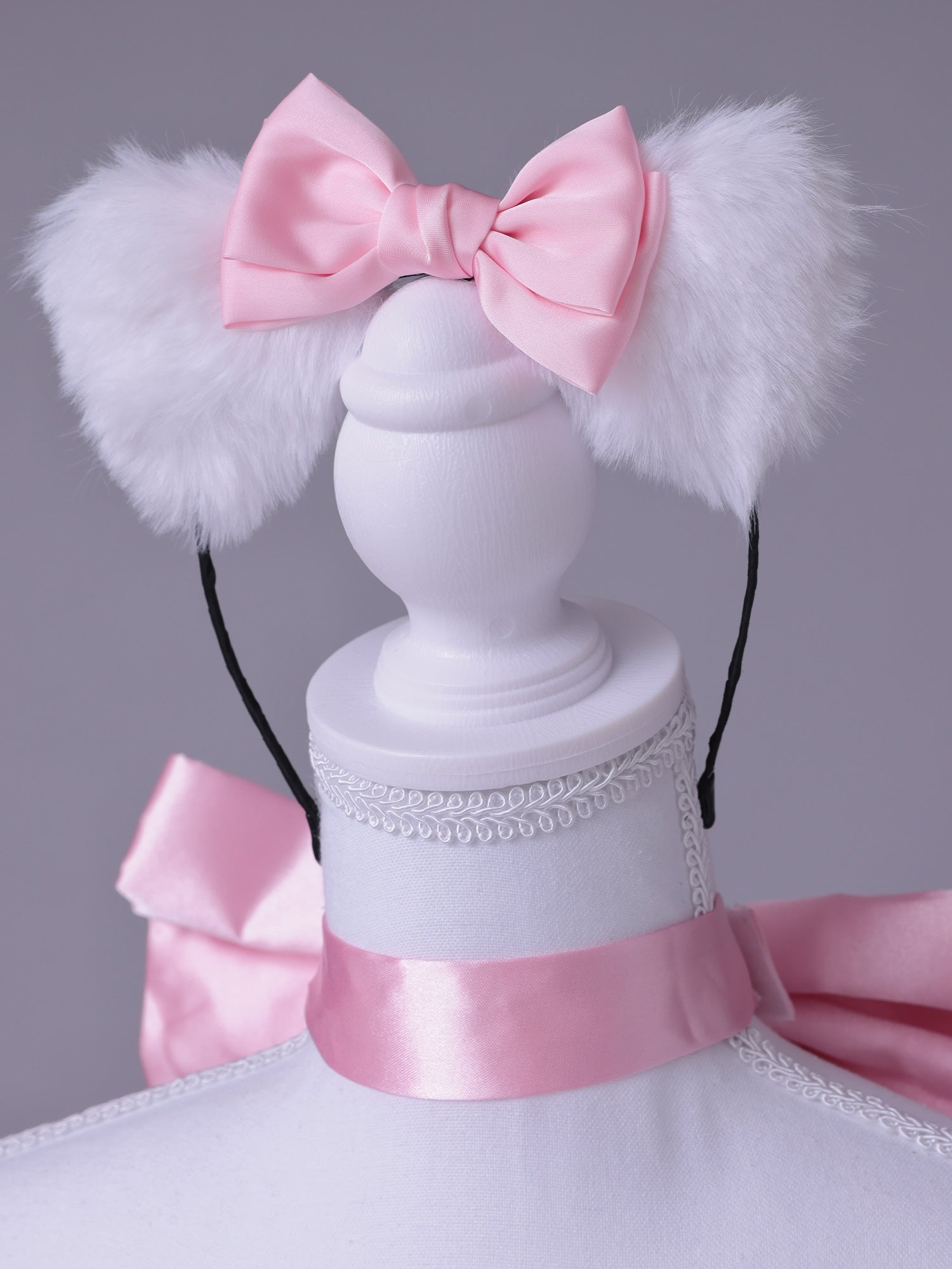 【7点セット】Lady Marie Lady Marie レディマリー ファーリボンキャット ホワイト vcsct-260155-1-na