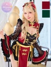 【8点セット】Malymoon マリームーン ブラックレーススリットチャイナ mlcs26084