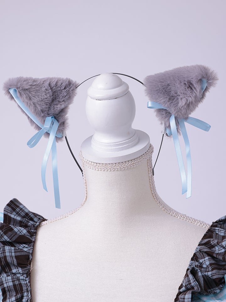 【3点セット】vanityME. × MIYANISHIYAMA おすましネコちゃんドレス ブルー vcsct-260152-2-ac
