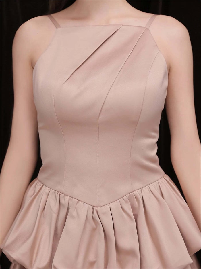 ROBE de FLEURS ローブドフルール サテンキャミバルーンミニキャバドレス fm4671-c