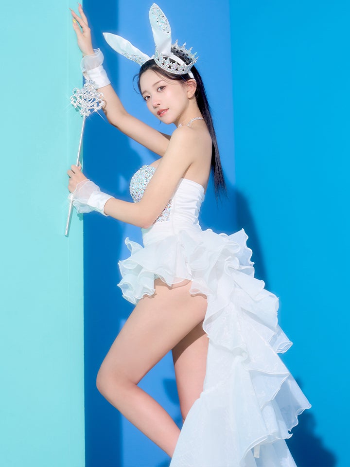 【5点セット】venus bunny limited edition ヴィーナスバニー バニーガール ホワイト vcsbn-251212-2-yp-ac