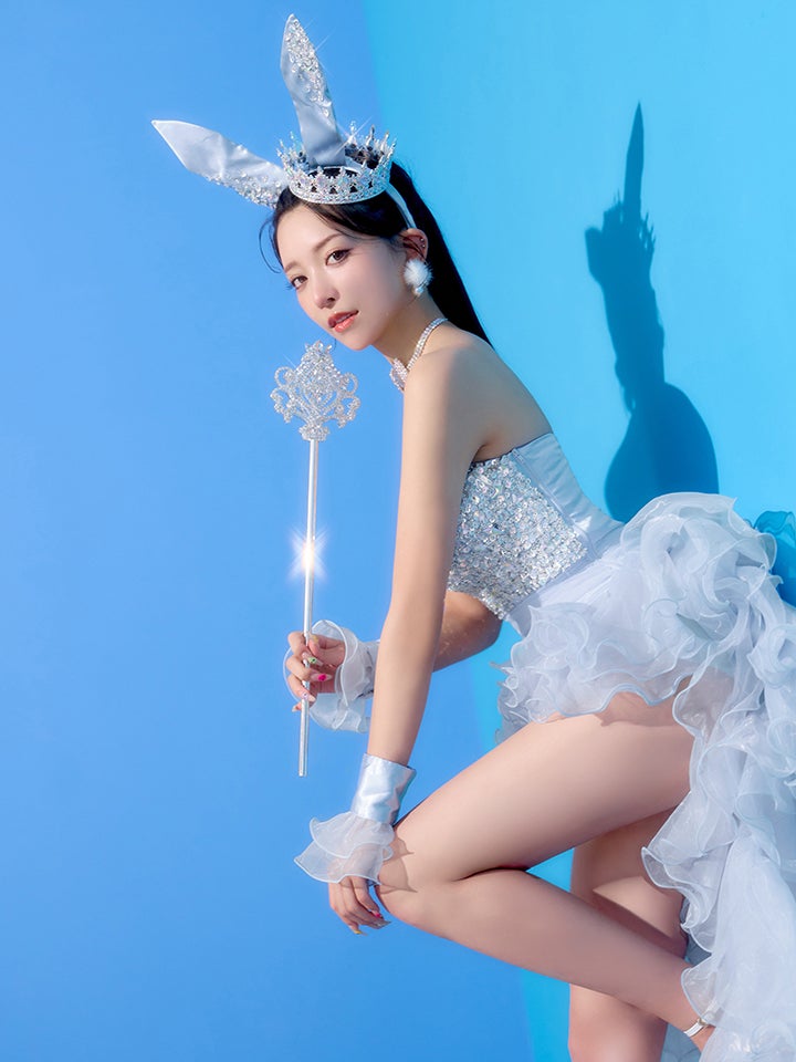 【5点セット】venus bunny limited edition ヴィーナスバニー バニーガール ブルー vcsbn-251212-3-yp-ac