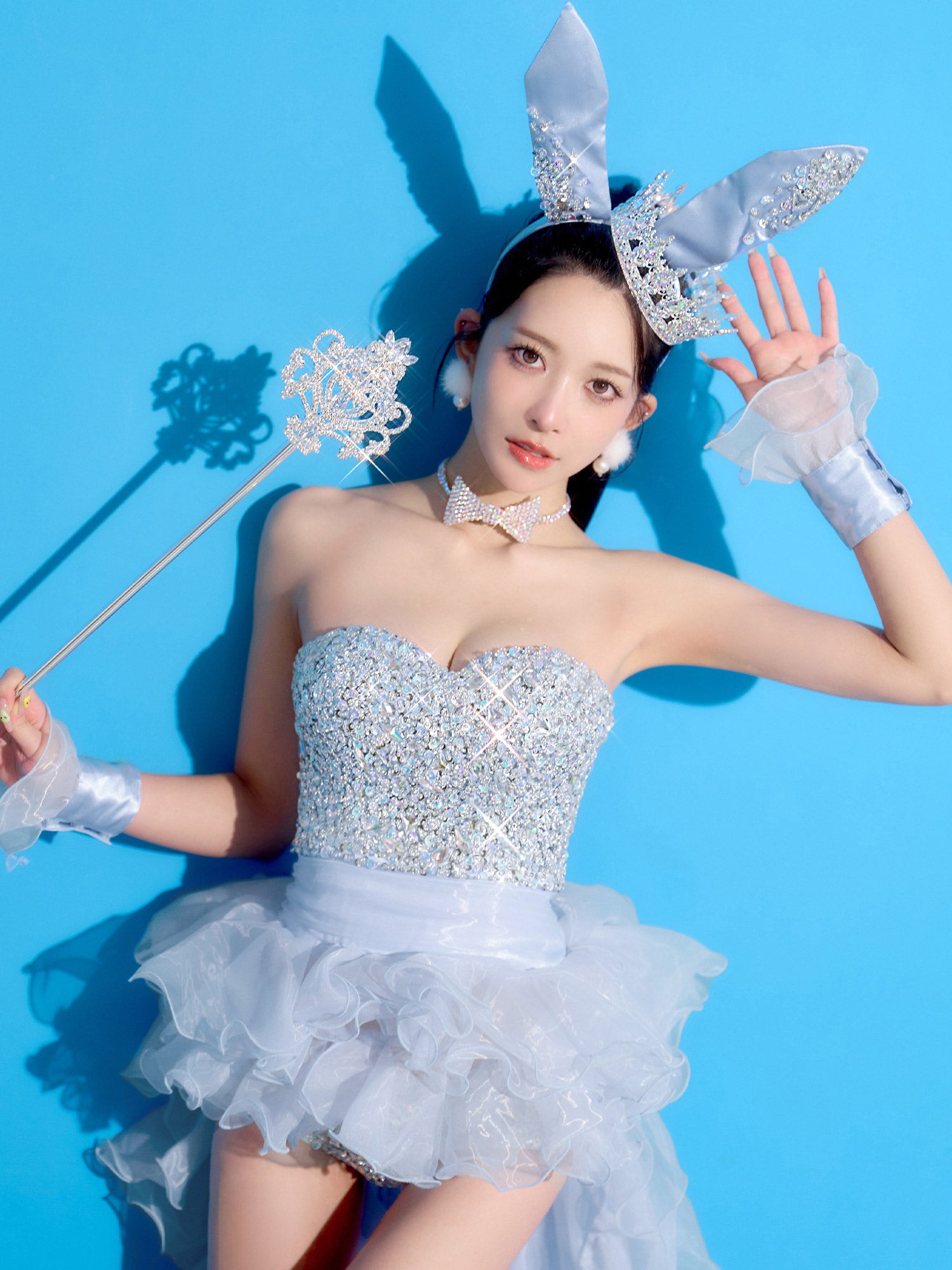 【5点セット】venus bunny limited edition ヴィーナスバニー バニーガール ブルー vcsbn-251212-3-yp-ac