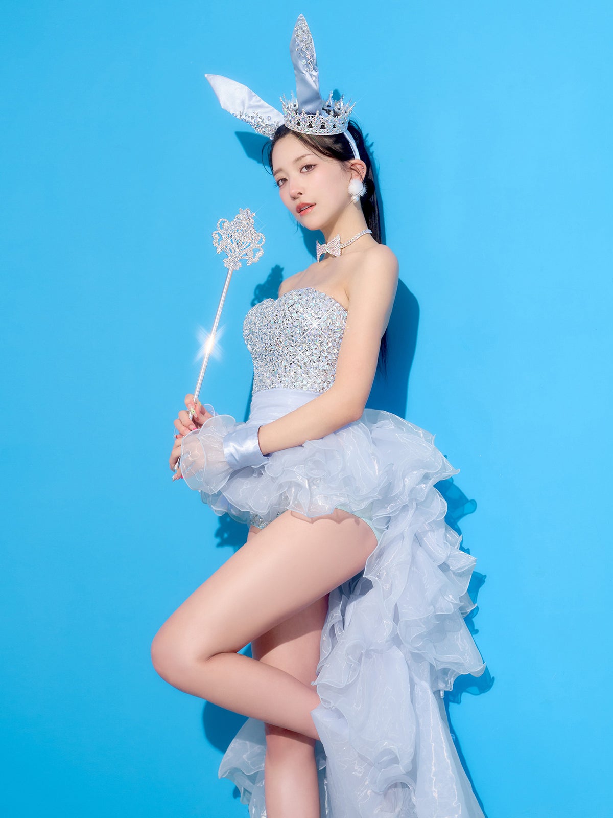 【5点セット】venus bunny limited edition ヴィーナスバニー バニーガール ブルー vcsbn-251212-3-yp-ac