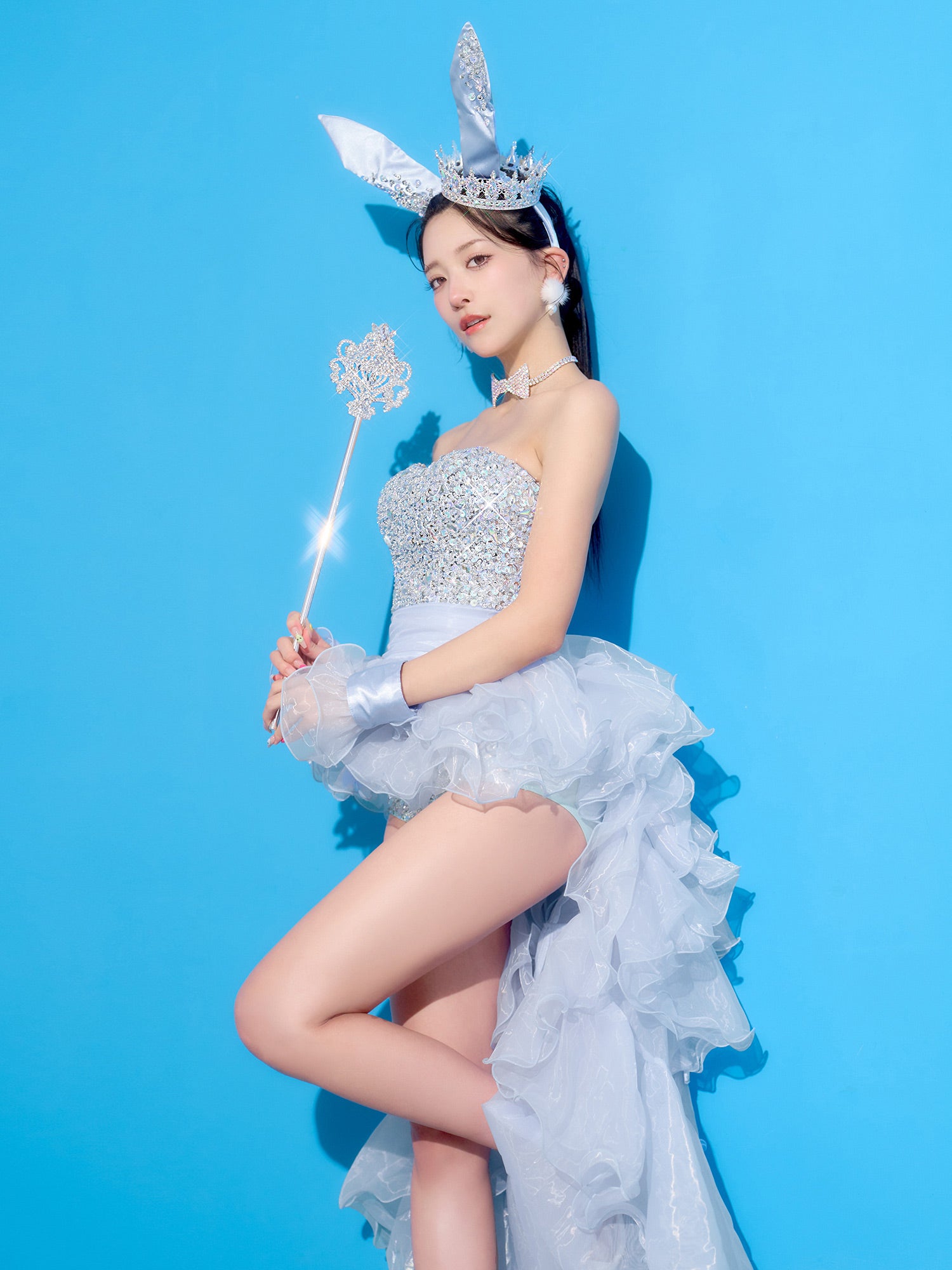 【5点セット】venus bunny limited edition ヴィーナスバニー バニーガール ブルー vcsbn-251212-3-yp-ac