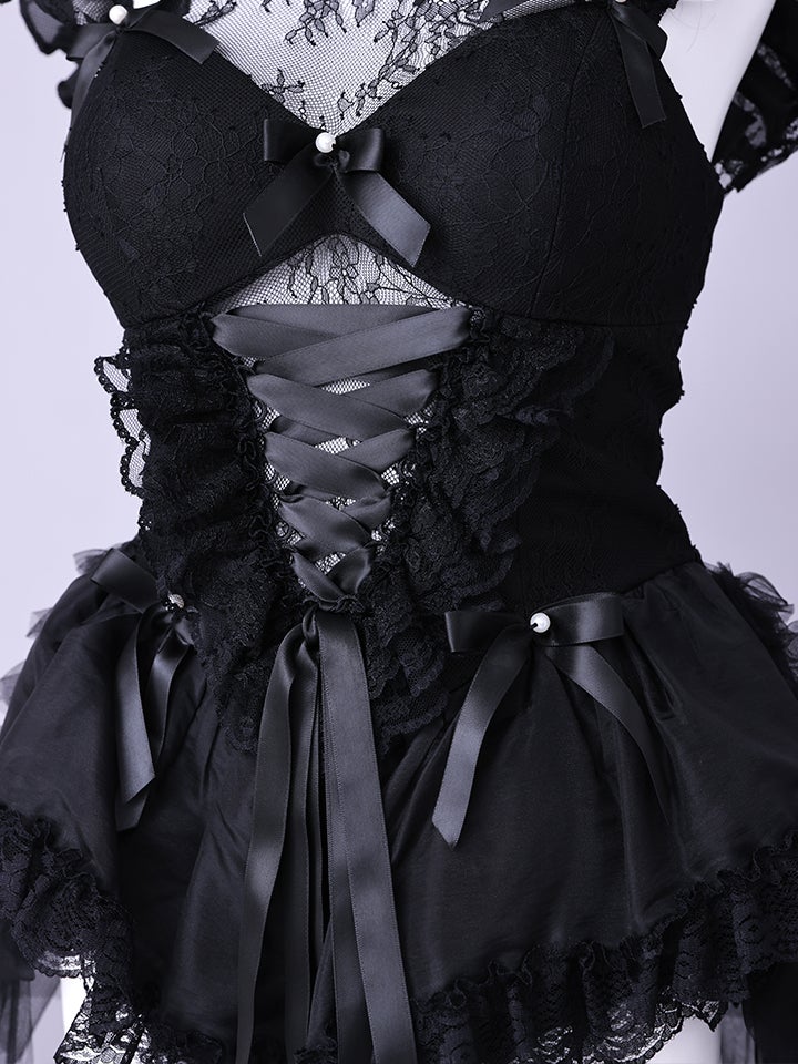 【4点セット】10th BUNNY Black Lace Limited Edition バニーガール vcsbn-260159-ac