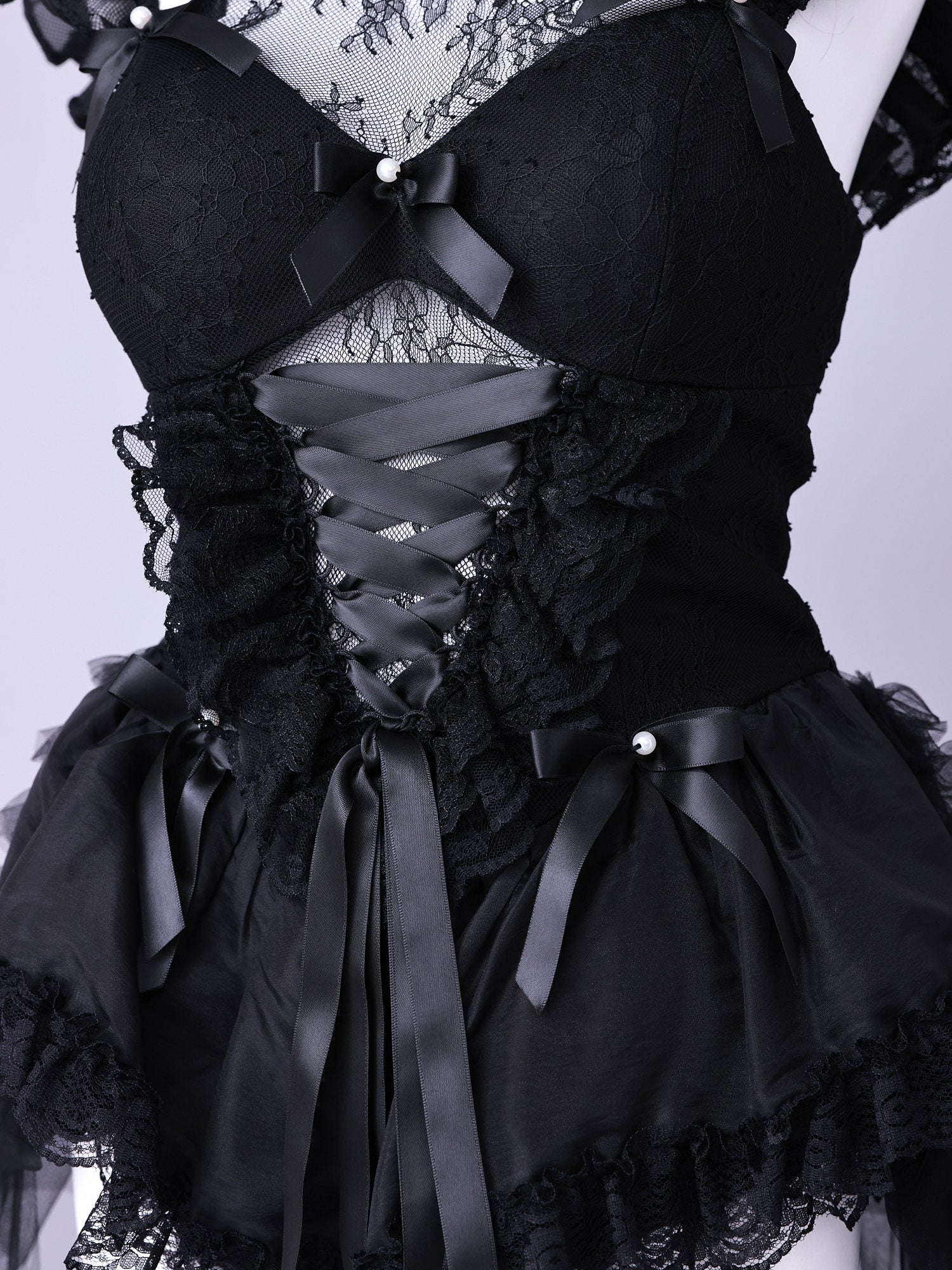 【4点セット】10th BUNNY Black Lace Limited Edition バニーガール vcsbn-260159-ac