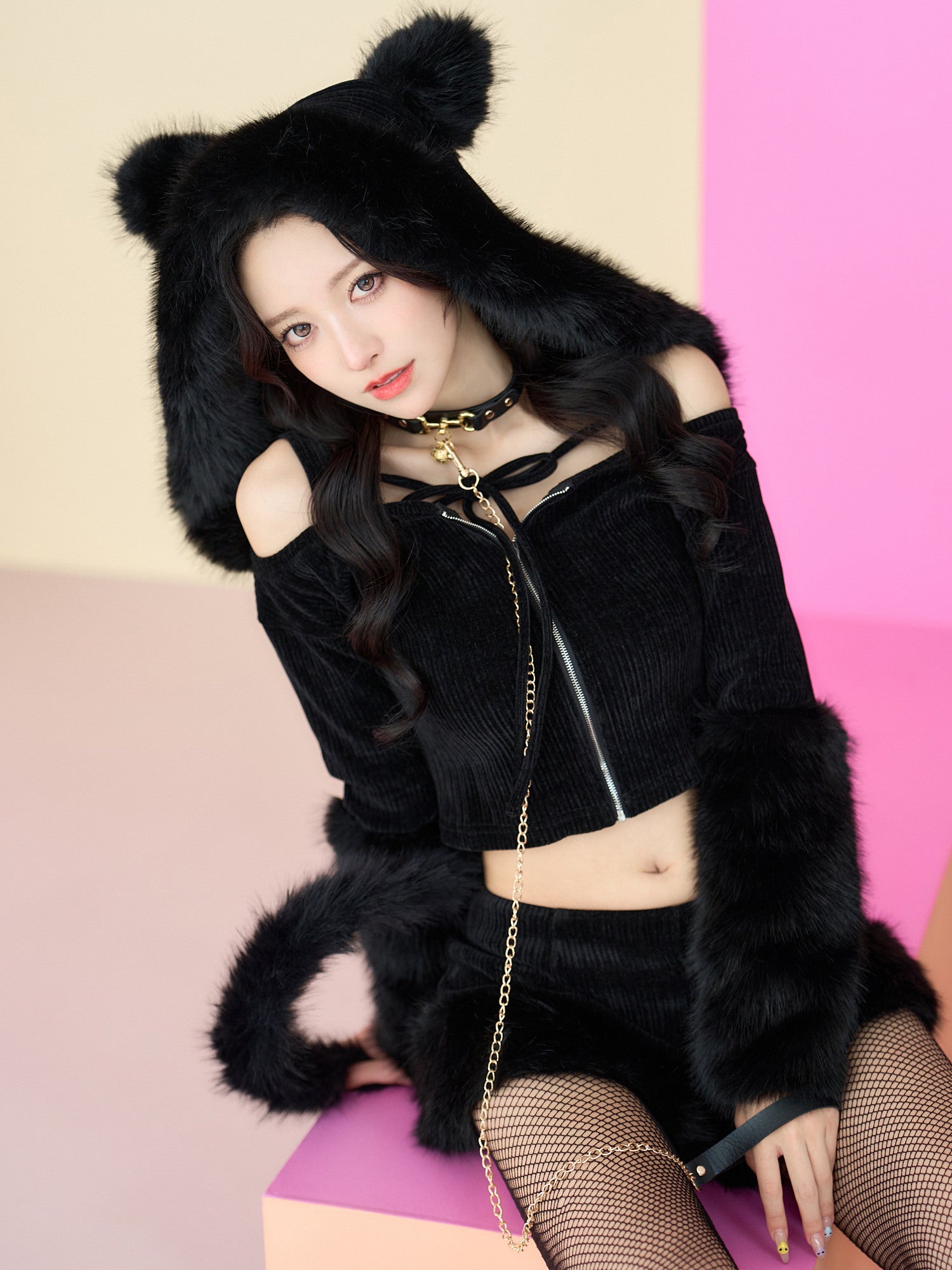 【6点セット】Wild Party Animal - Black CAT Ver. ワイルドパーティーアニマル - ブラックキャット vcsct-26023-1-wh