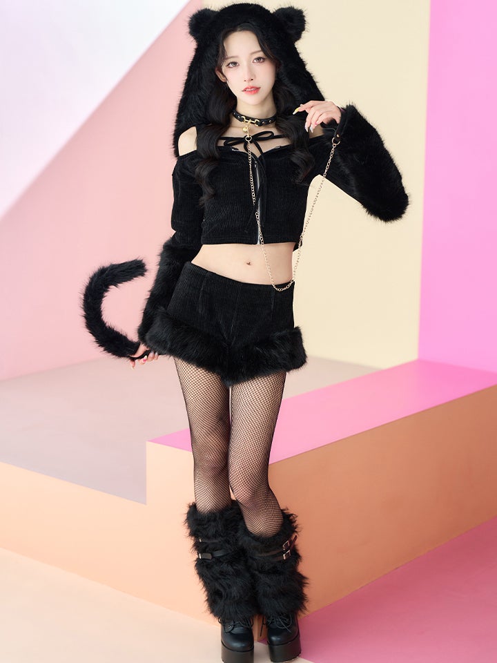 【6点セット】Wild Party Animal - Black CAT Ver. ワイルドパーティーアニマル - ブラックキャット vcsct-26023-1-wh