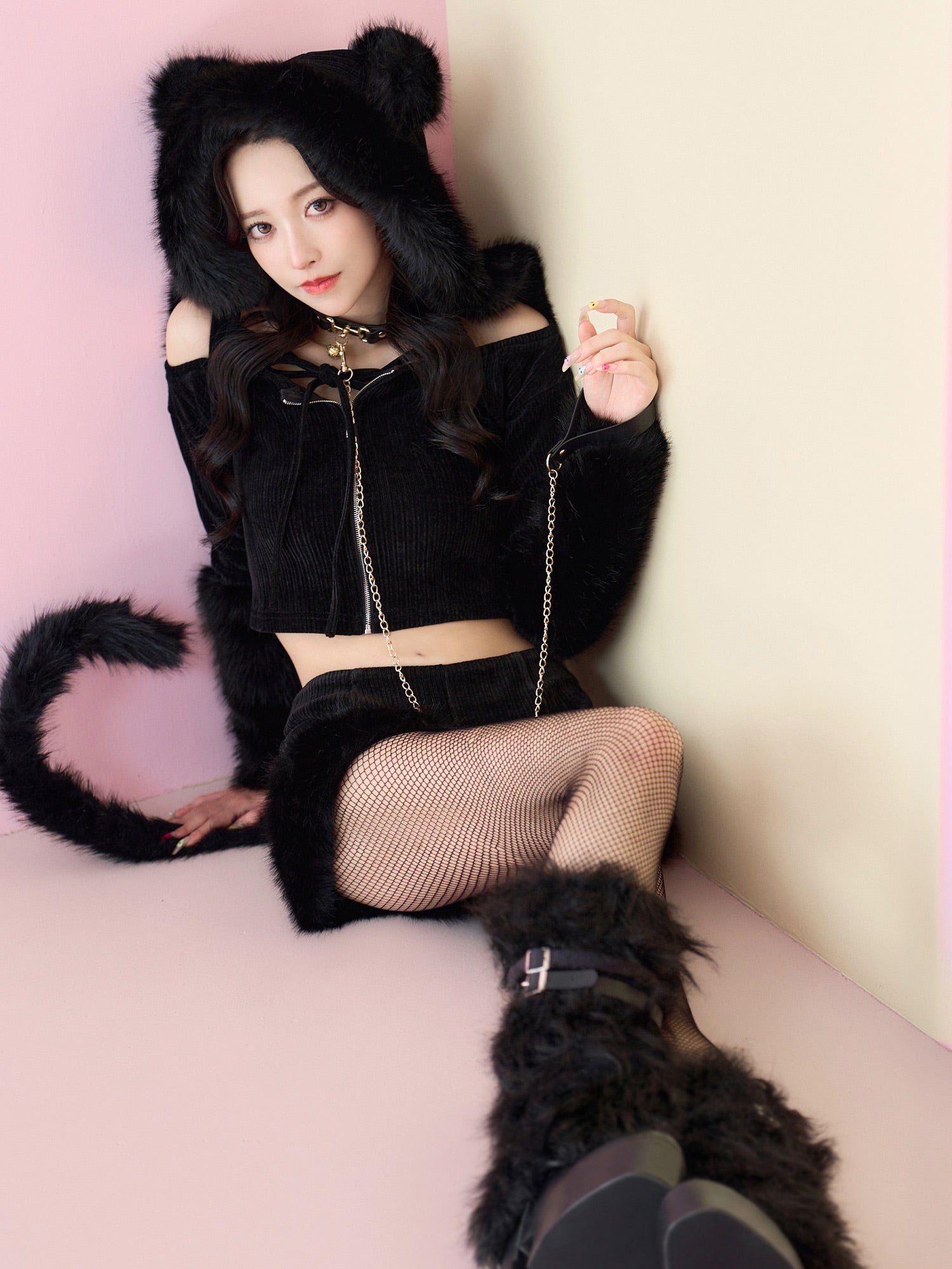【6点セット】Wild Party Animal - Black CAT Ver. ワイルドパーティーアニマル - ブラックキャット vcsct-26023-1-wh