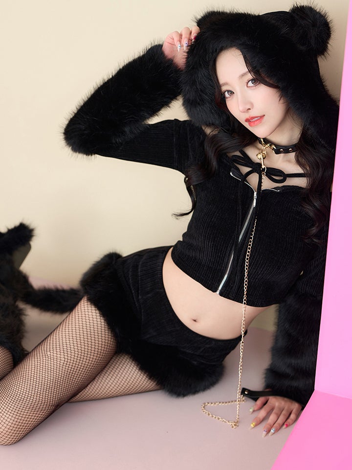 【6点セット】Wild Party Animal - Black CAT Ver. ワイルドパーティーアニマル - ブラックキャット vcsct-26023-1-wh