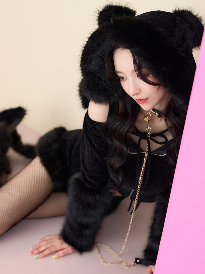 【6点セット】Wild Party Animal - Black CAT Ver. ワイルドパーティーアニマル - ブラックキャット vcsct-26023-1-wh