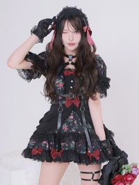 【3点セット】vanityME. × Chiroru コラボ Umber Secret Garden シークレットガーデン クラシカルフリルメイド ホワイト ブラック vcsot-260158a-ch-ac