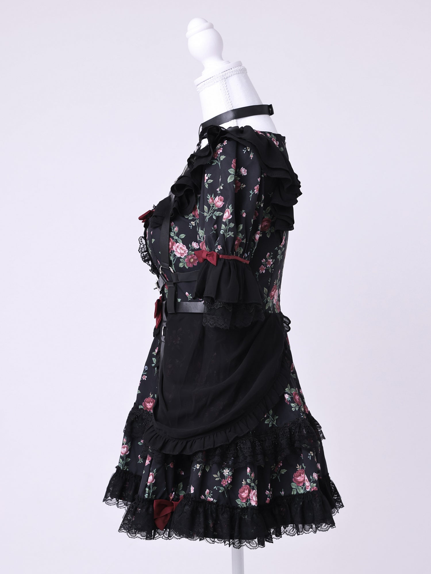 【3点セット】vanityME. × Chiroru コラボ Umber Secret Garden シークレットガーデン クラシカルフリルメイド ホワイト ブラック vcsot-260158a-ch-ac