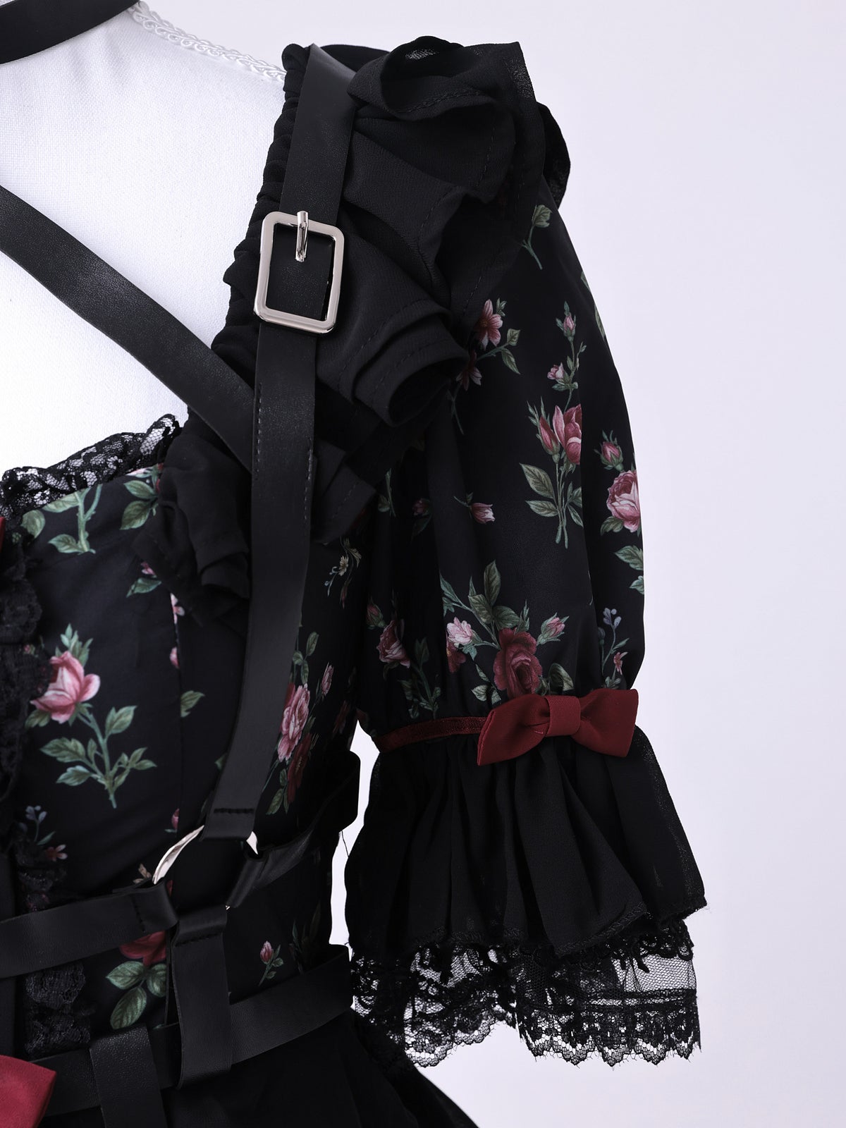 【3点セット】vanityME. × Chiroru コラボ Umber Secret Garden シークレットガーデン クラシカルフリルメイド ホワイト ブラック vcsot-260158a-ch-ac