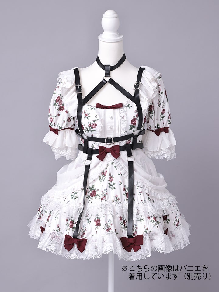 【3点セット】vanityME. × Chiroru コラボ Umber Secret Garden シークレットガーデン クラシカルフリルメイド ホワイト ブラック vcsot-260158a-ch-ac