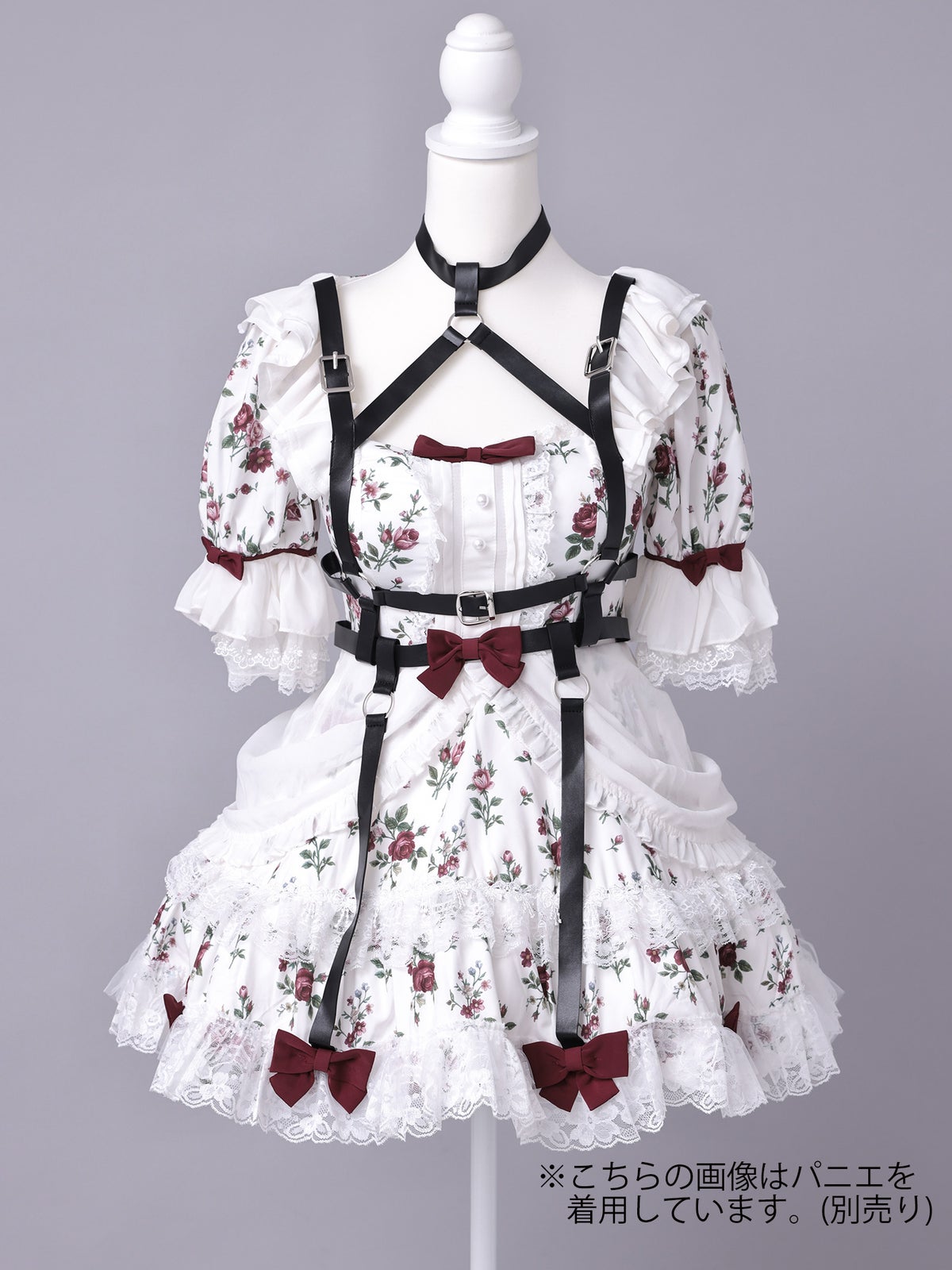 【3点セット】vanityME. × Chiroru コラボ Umber Secret Garden シークレットガーデン クラシカルフリルメイド ホワイト ブラック vcsot-260158a-ch-ac