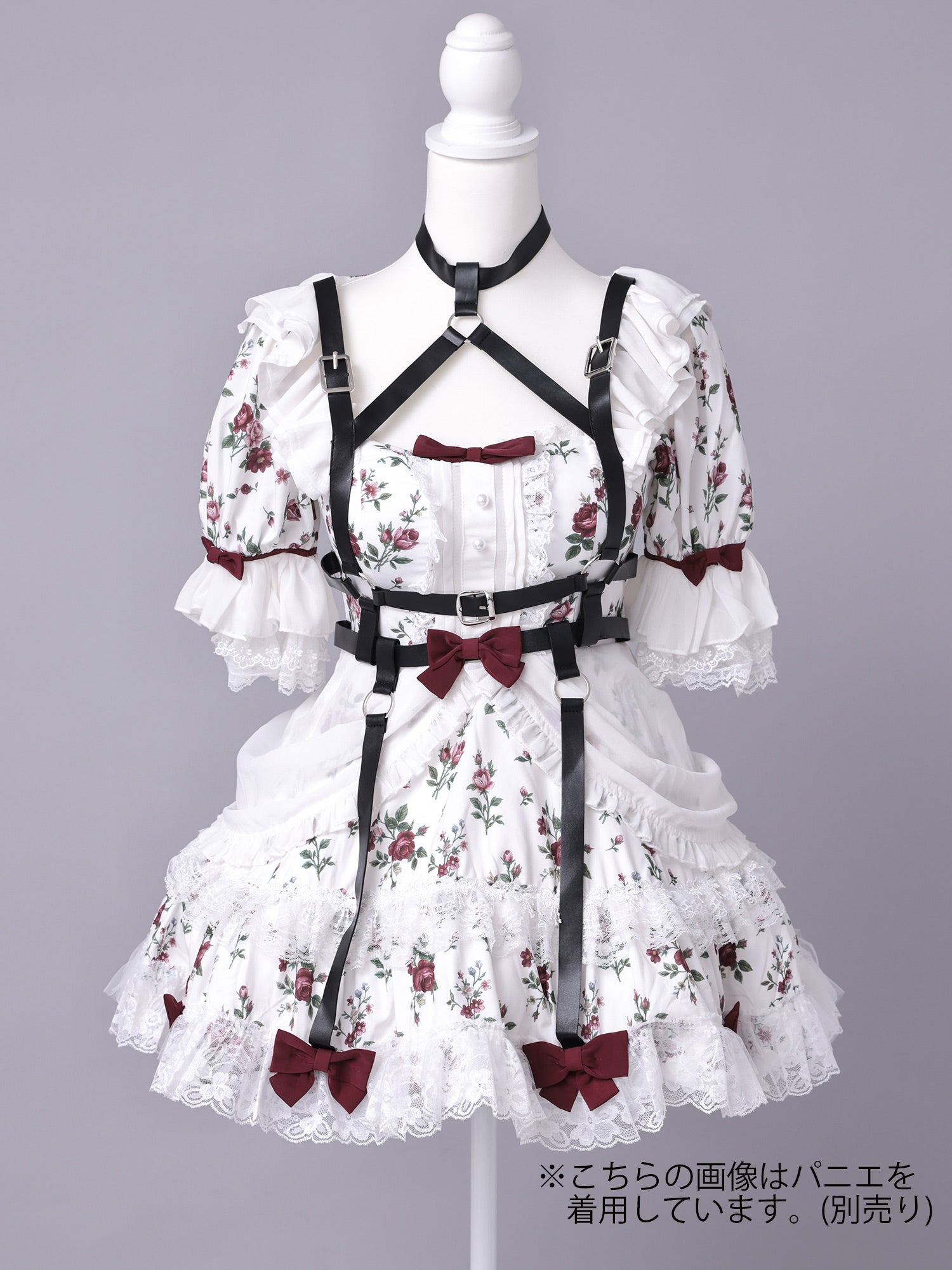 【3点セット】vanityME. × Chiroru コラボ Umber Secret Garden シークレットガーデン クラシカルフリルメイド ホワイト ブラック vcsot-260158a-ch-ac
