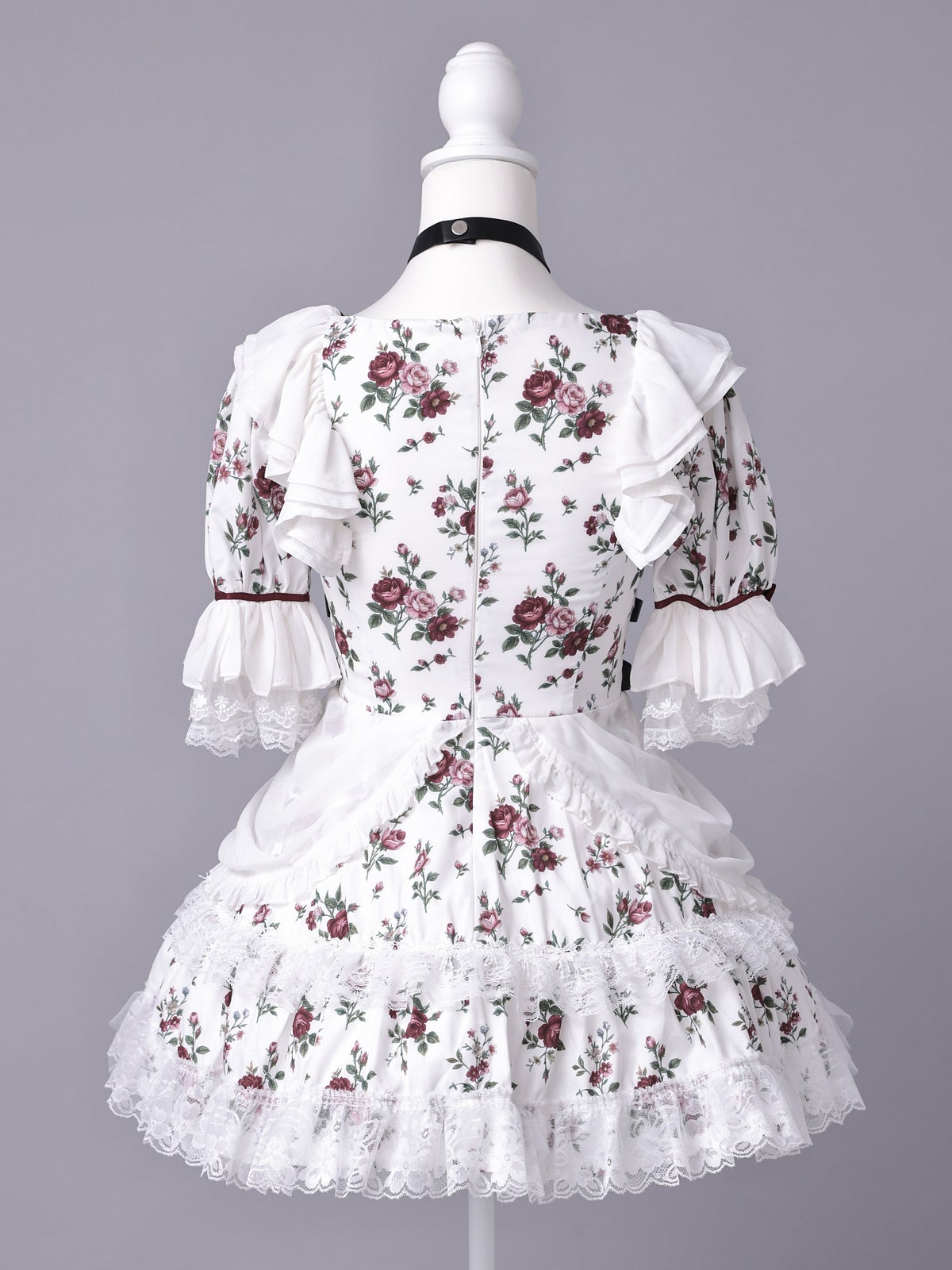【3点セット】vanityME. × Chiroru コラボ Umber Secret Garden シークレットガーデン クラシカルフリルメイド ホワイト ブラック vcsot-260158a-ch-ac