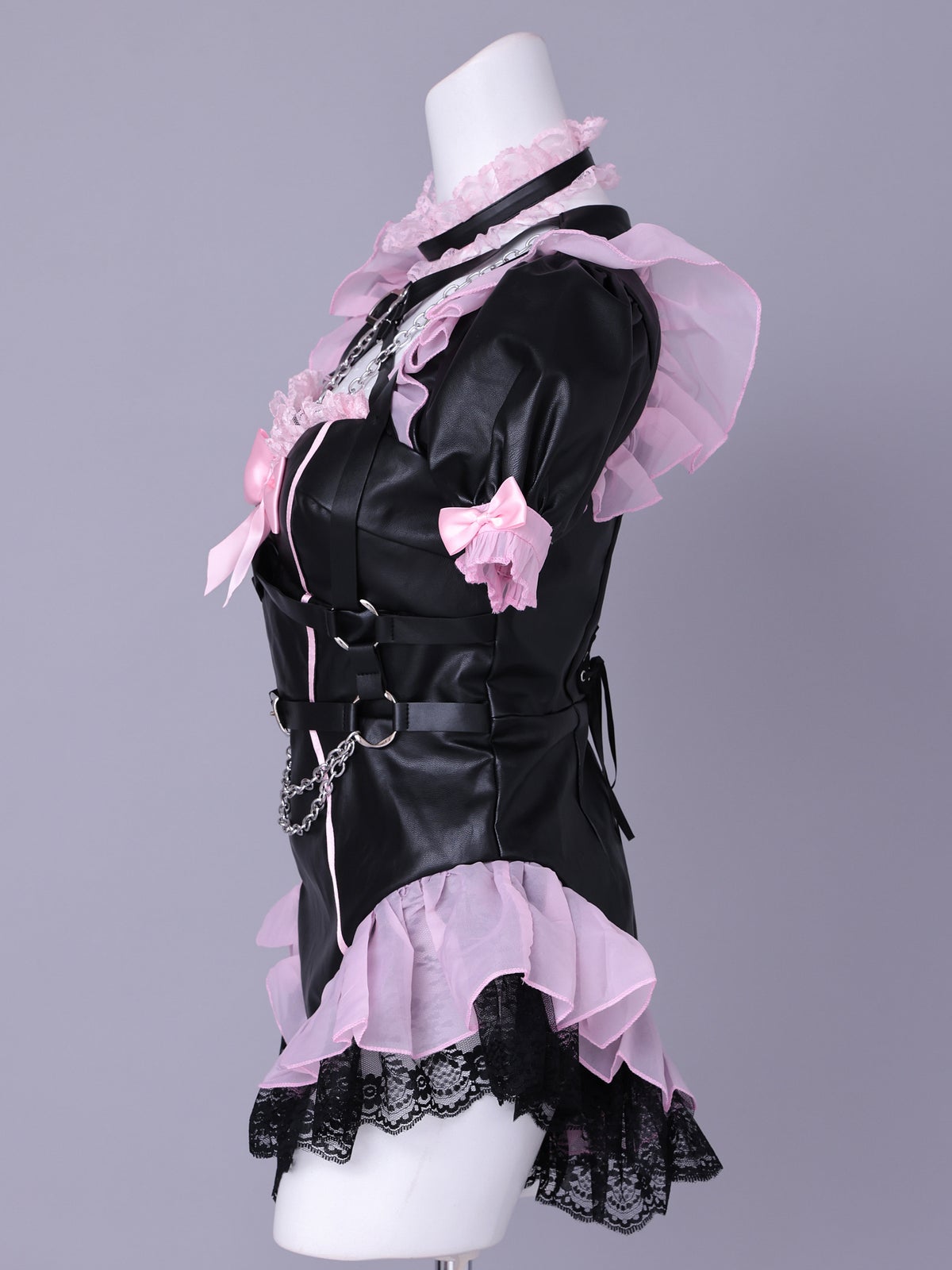 【5点セット】vanityME. × Chiroru コラボ Umber Doll アンバードール バニーコスプレ ブラック×ピンク ブラック×パープル vcsbn-260157-ac