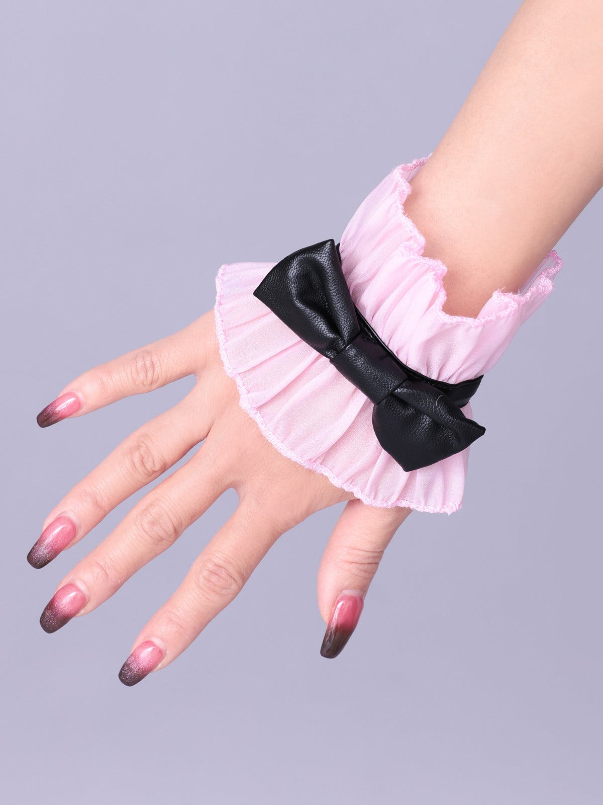 【5点セット】vanityME. × Chiroru コラボ Umber Doll アンバードール バニーコスプレ ブラック×ピンク ブラック×パープル vcsbn-260157-ac